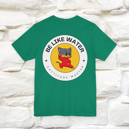 "Be Like Water: Cattitude Master | Cat T-Shirt |Nunu&Miao Studio - Nunu&Miao Studio