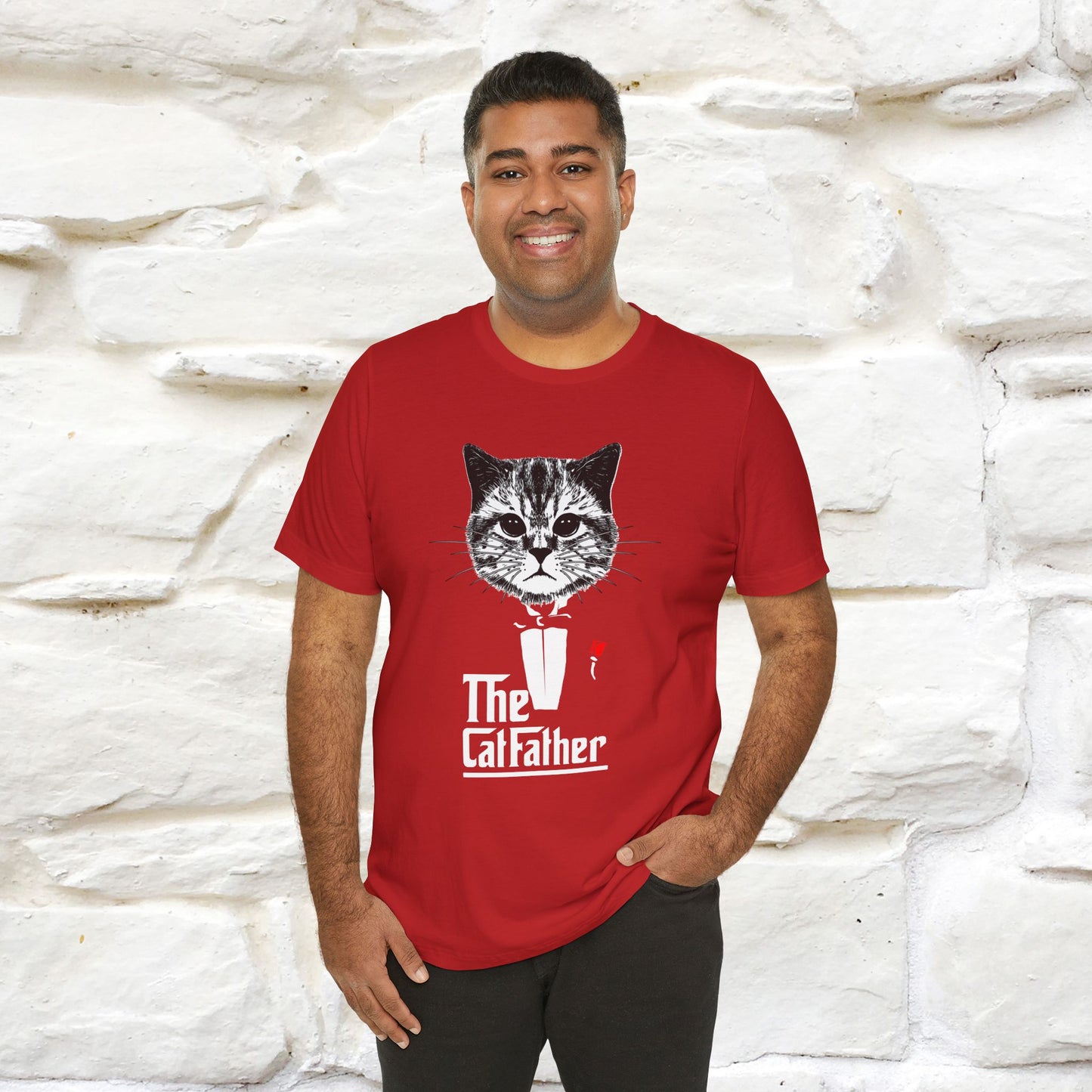 ''The Cat Father T-Shirt''| Iconic Cat Lover Tee | Nunu&Miao Studio - Nunu&Miao Studio
