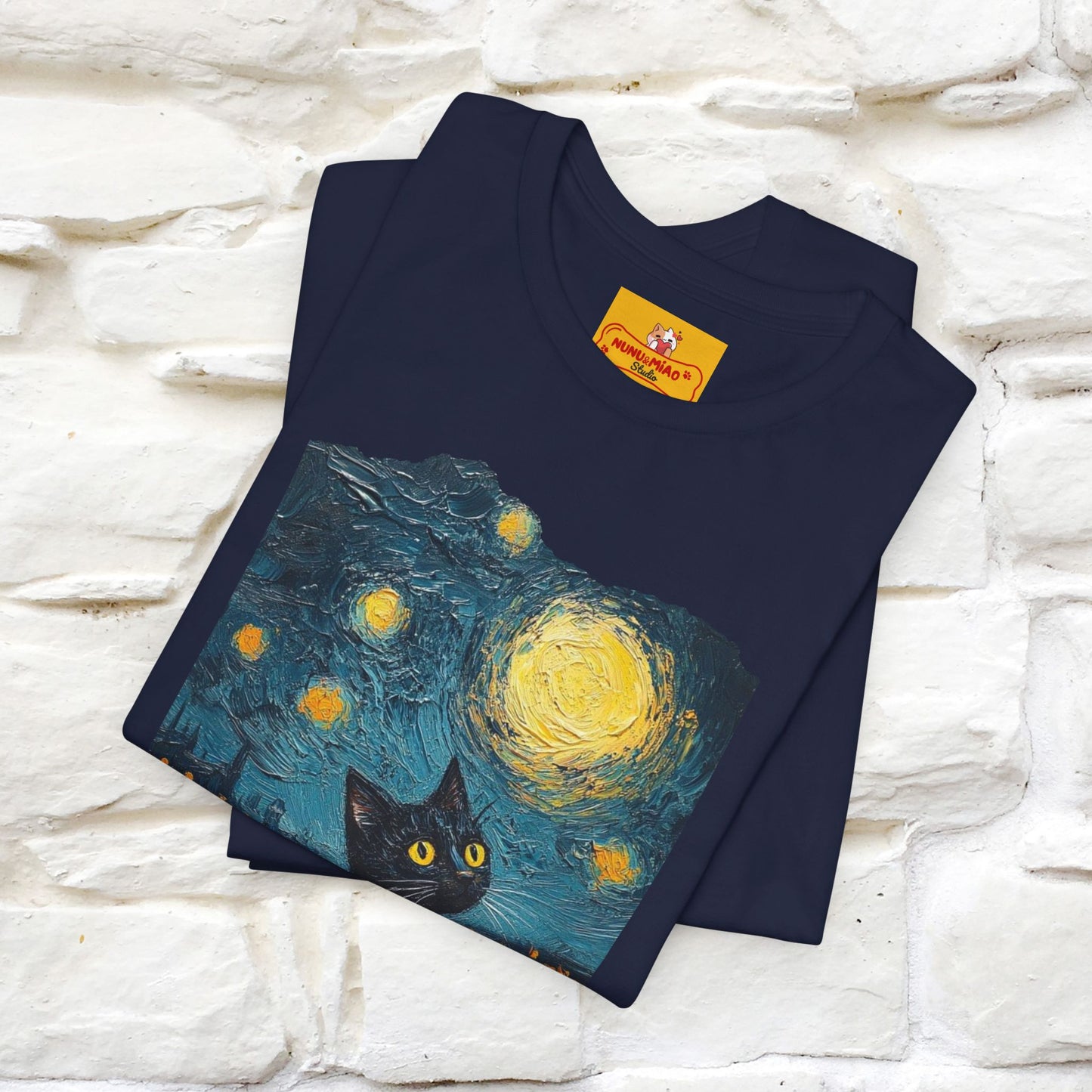 “Miaoolight.” | Cat T-Shirt | Front & Back Design | Nunu&Miao Studio