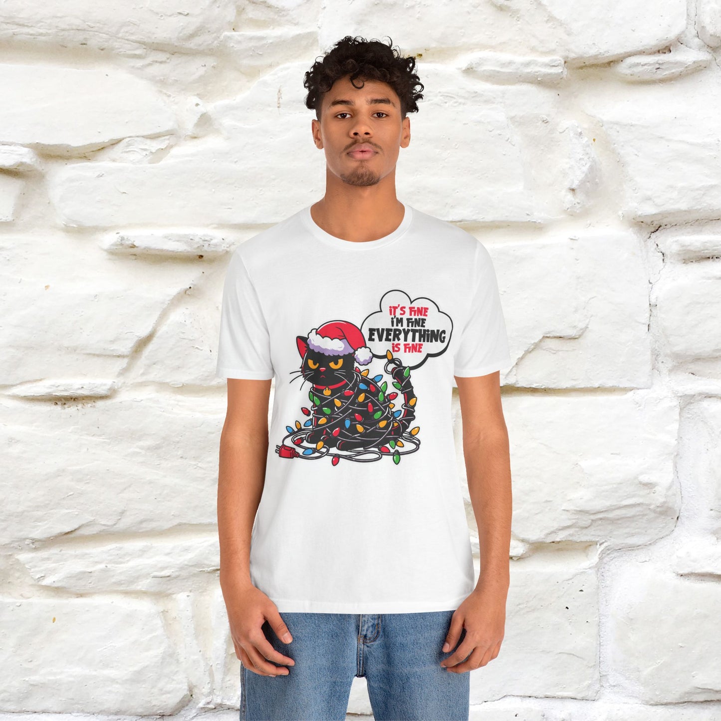 “Everything Is Fine..” | Cat T-Shirt | Nunu&Miao Studio