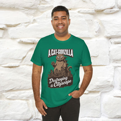 ''A Cat-Godzilla ''| CatT-Shirt | Nunu&Miao Studio - Nunu&Miao Studio