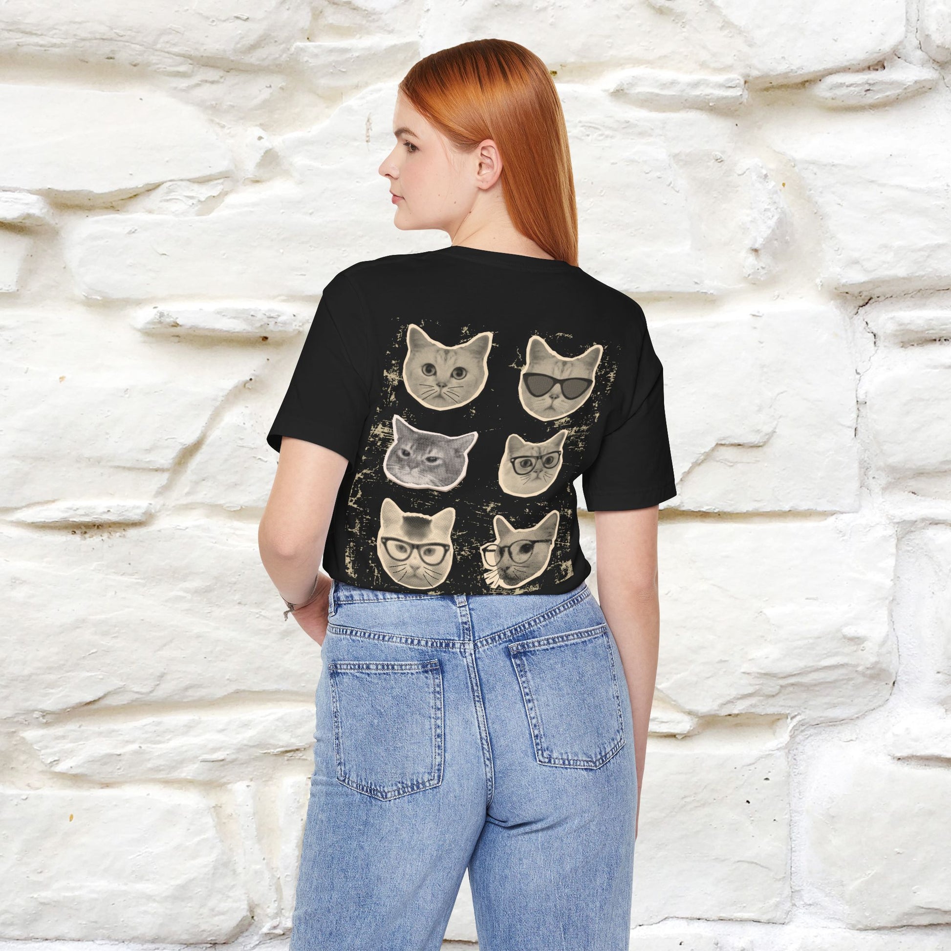''Vintage Cat''  Cat T-Shirt | Nunu&Miao Studio - Nunu&Miao Studio