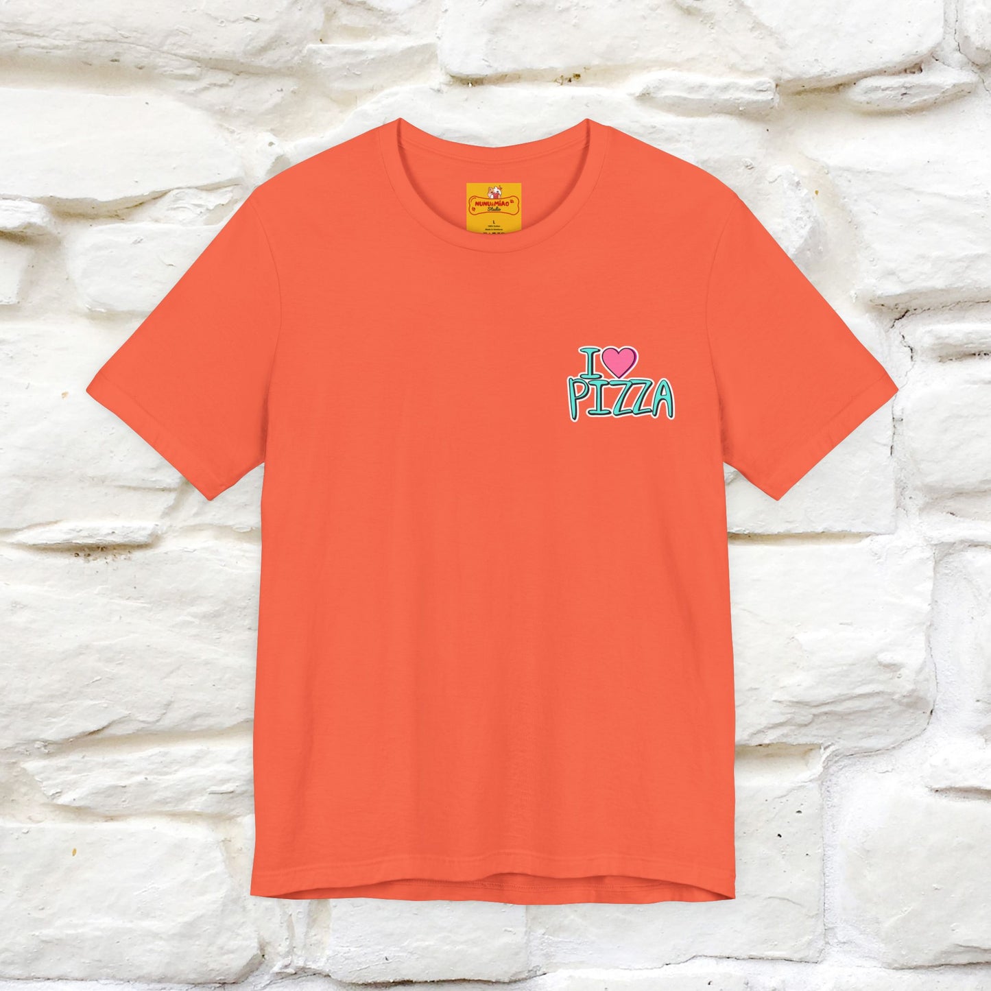 "I Love Pizza"| Cat T-shirt | Nunu&Miao Studio - Nunu&Miao Studio