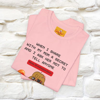 "When I Share  With My Mom a Secret" Cat T-Shirt | Nunu&Miao Studio