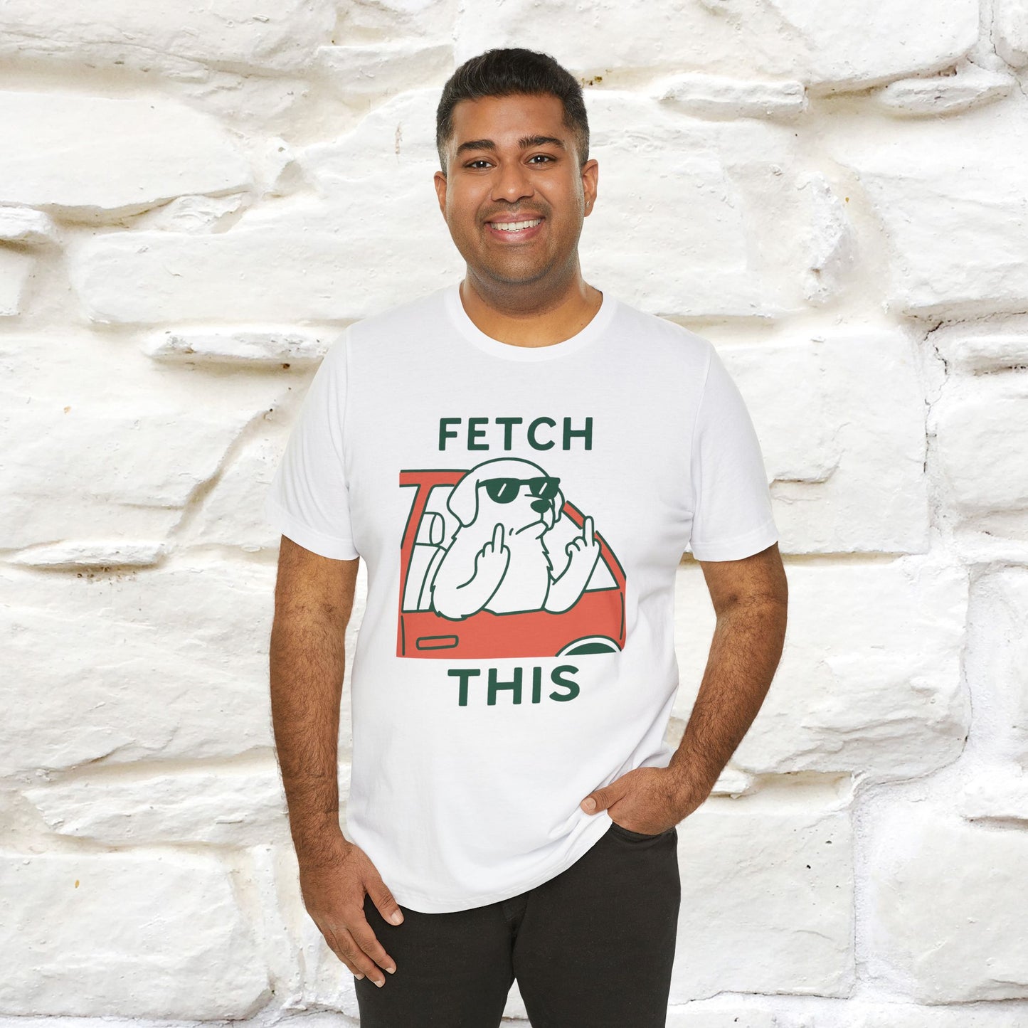 "Fetch This" Funny Dog T-shirt |Nunu&Miao Studio - Nunu&Miao Studio