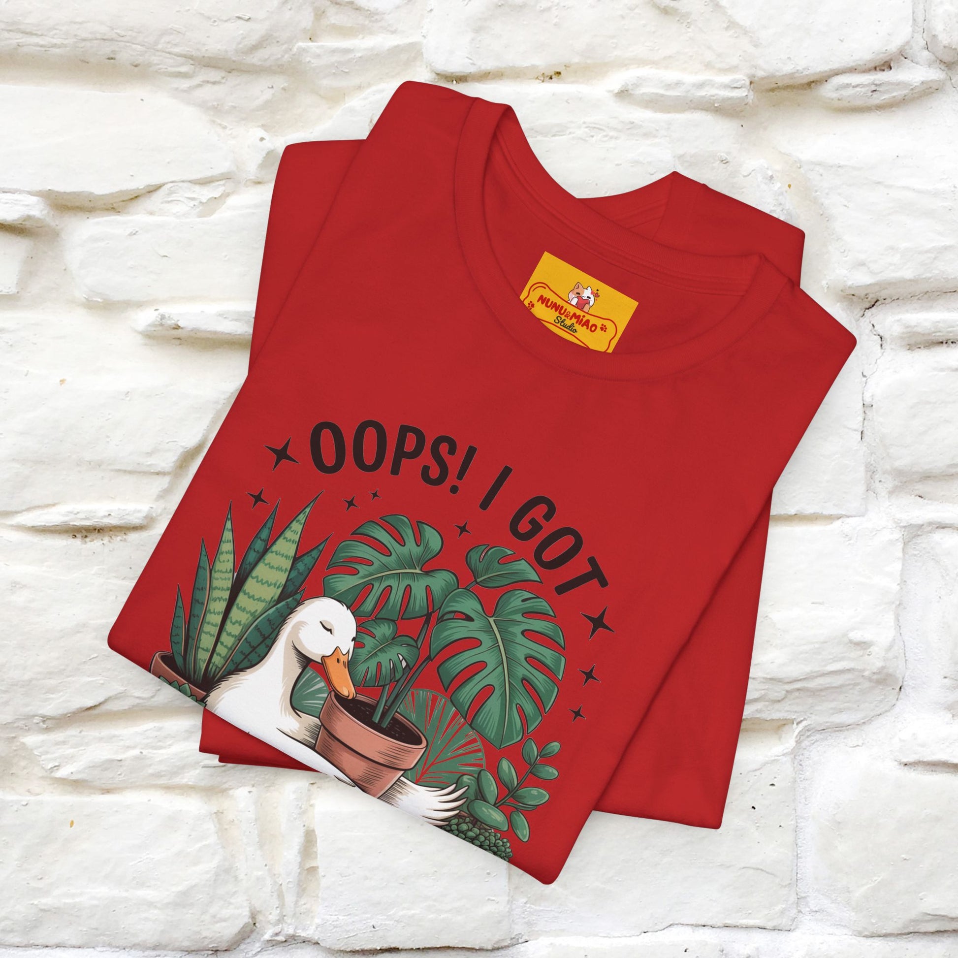 "Oops! I Got Another Plant" Plant T-shirt |Nunu&Miao Studio - Nunu&Miao Studio