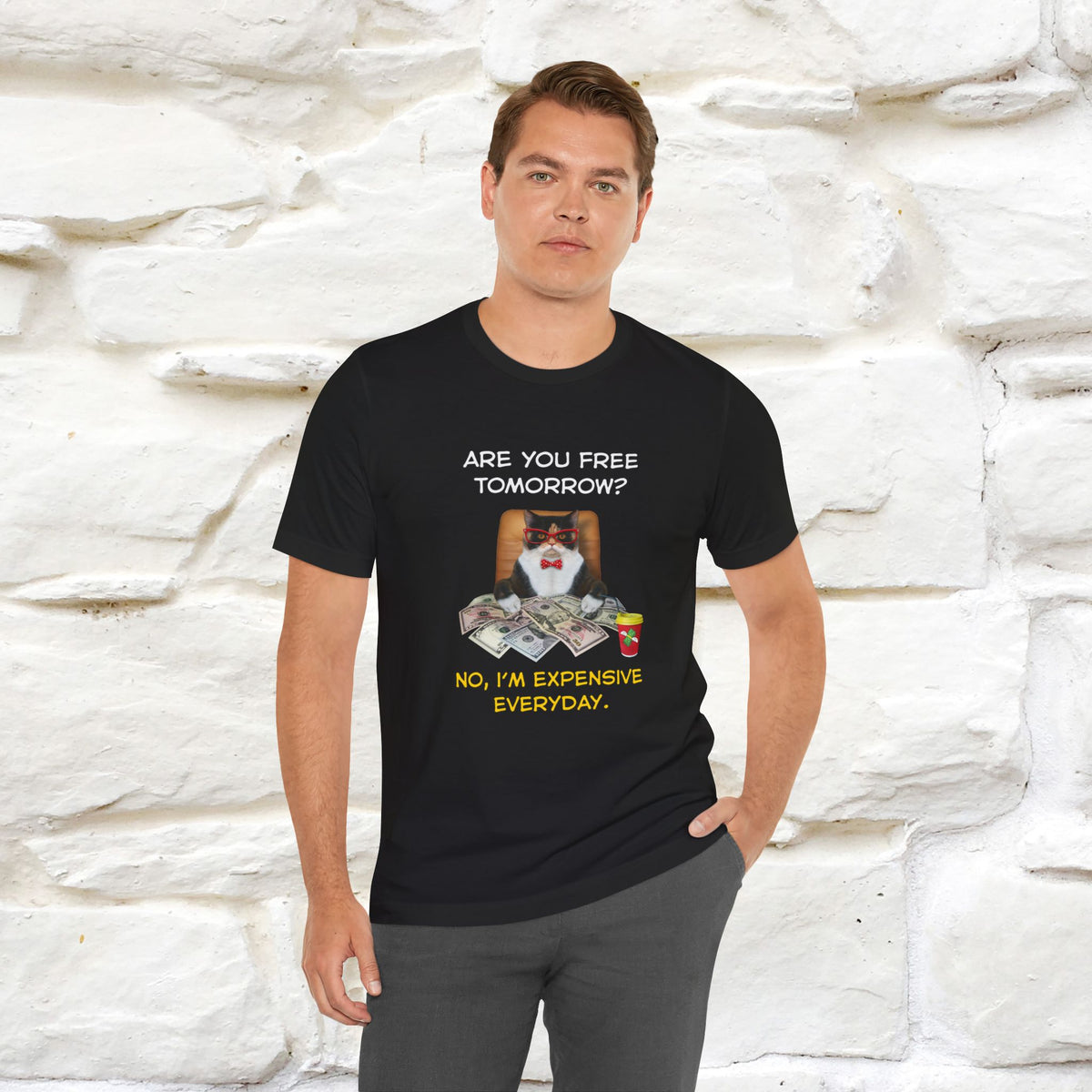 “Are You Fee Tomorrow?” | Cat T-Shirt | Nunu&Miao Studio