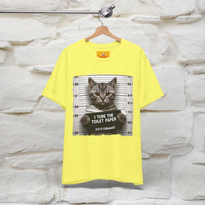 ''I Tore The Toilet Paper'' | Funny Cat T-Shirt | Nunu&Miao Studio - Nunu&Miao Studio