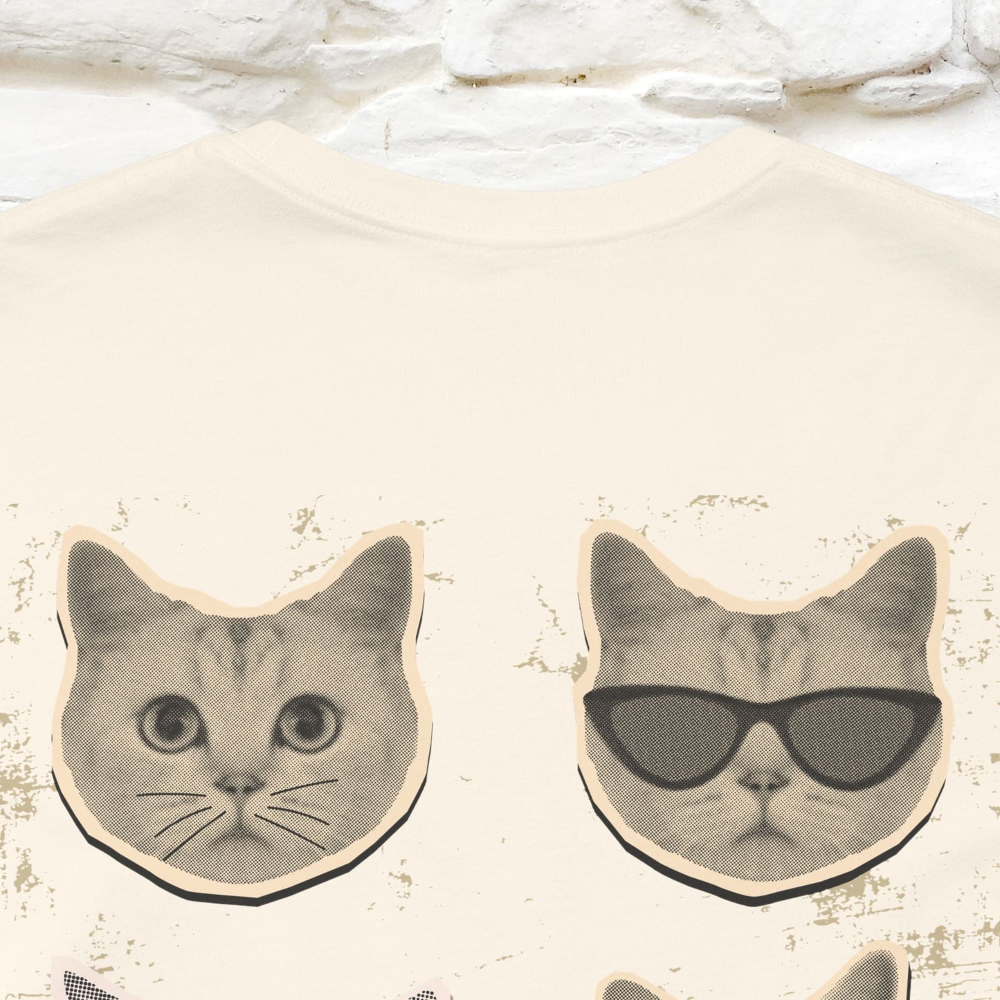 ''Vintage Cat''  Cat T-Shirt | Nunu&Miao Studio - Nunu&Miao Studio