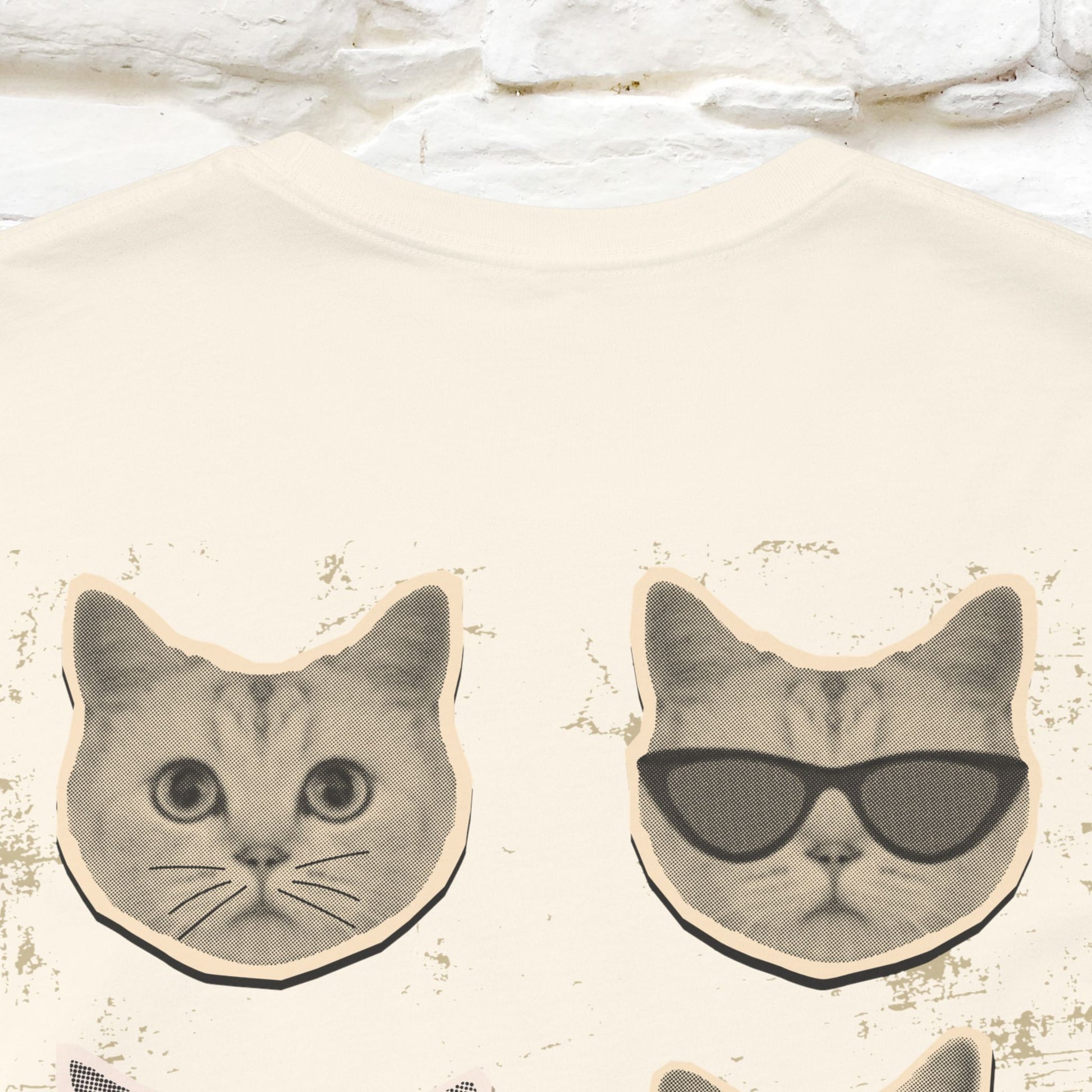 ''Vintage Cat''  Cat T-Shirt | Nunu&Miao Studio - Nunu&Miao Studio