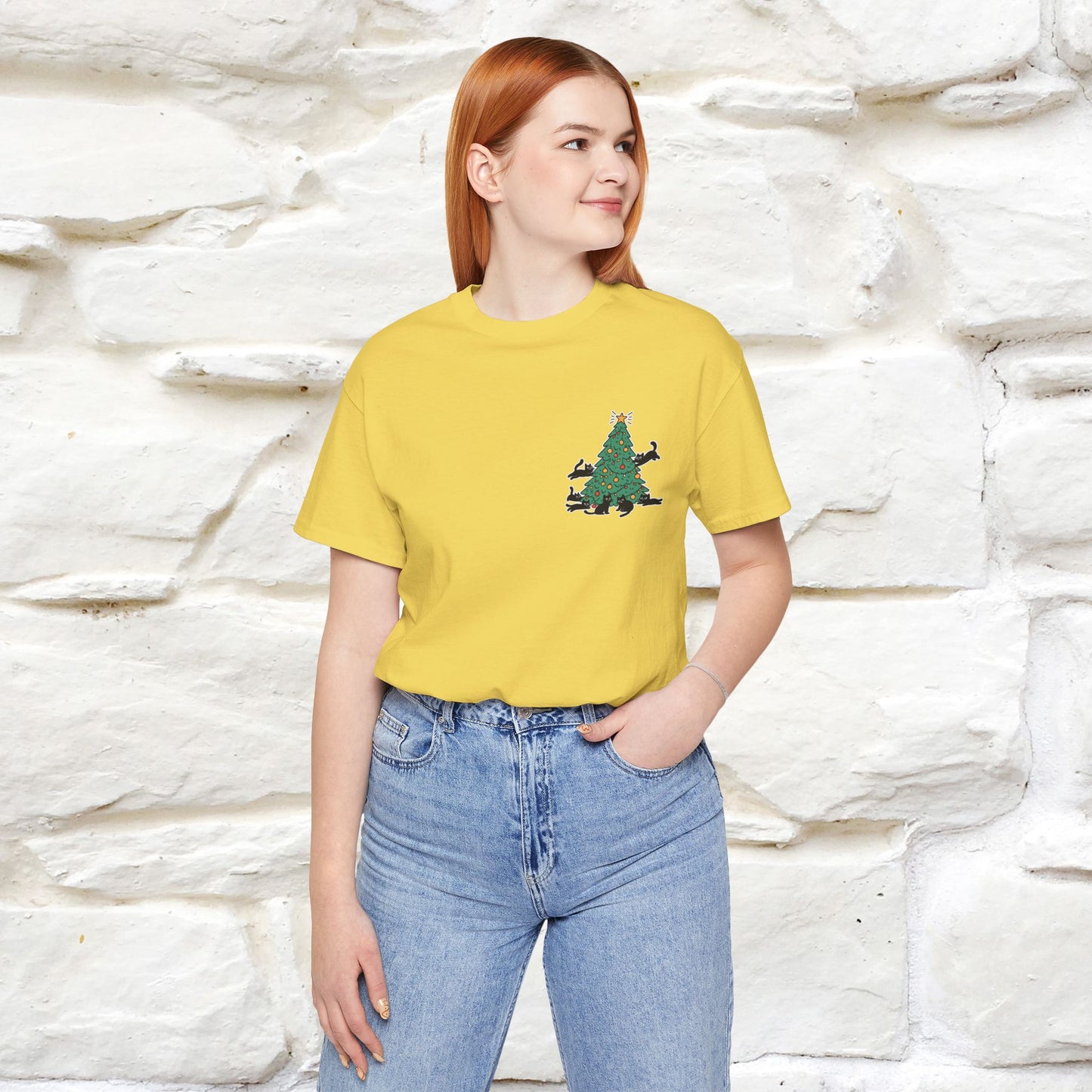 “Cat Christmas Tree” | Cat T-Shirt | Nunu&Miao Studio