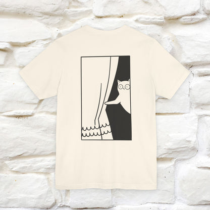 “Don’t trust atoms… they make up everything.” |  Cat T-Shirt | Front & Back Design | Nunu&Miao Studio