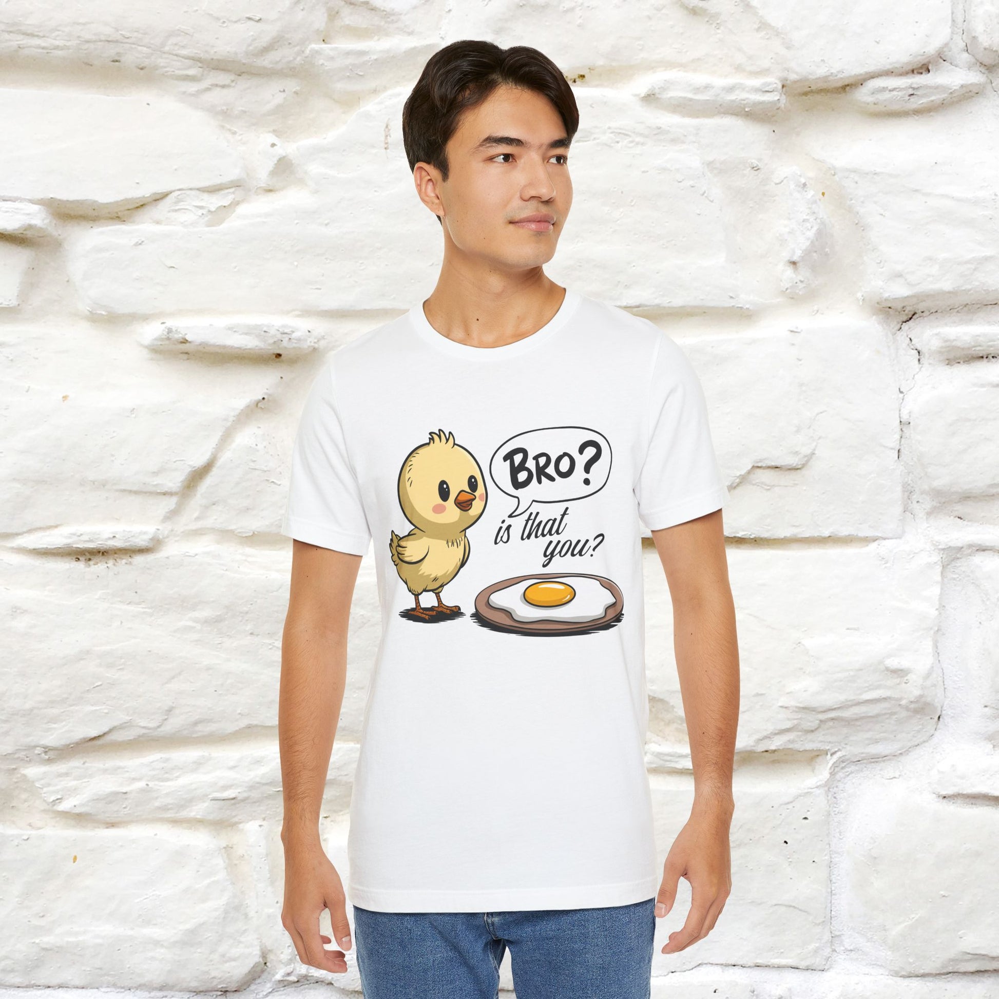 "Bro Is That You?" Funny Chicken T-shirt |Nunu&Miao Studio - Nunu&Miao Studio