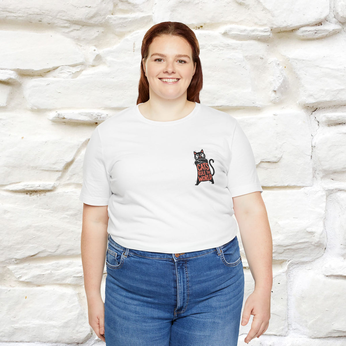 “Cats Rule The World” |Cat T-Shirt | Front & Back Design | Nunu&Miao Studio