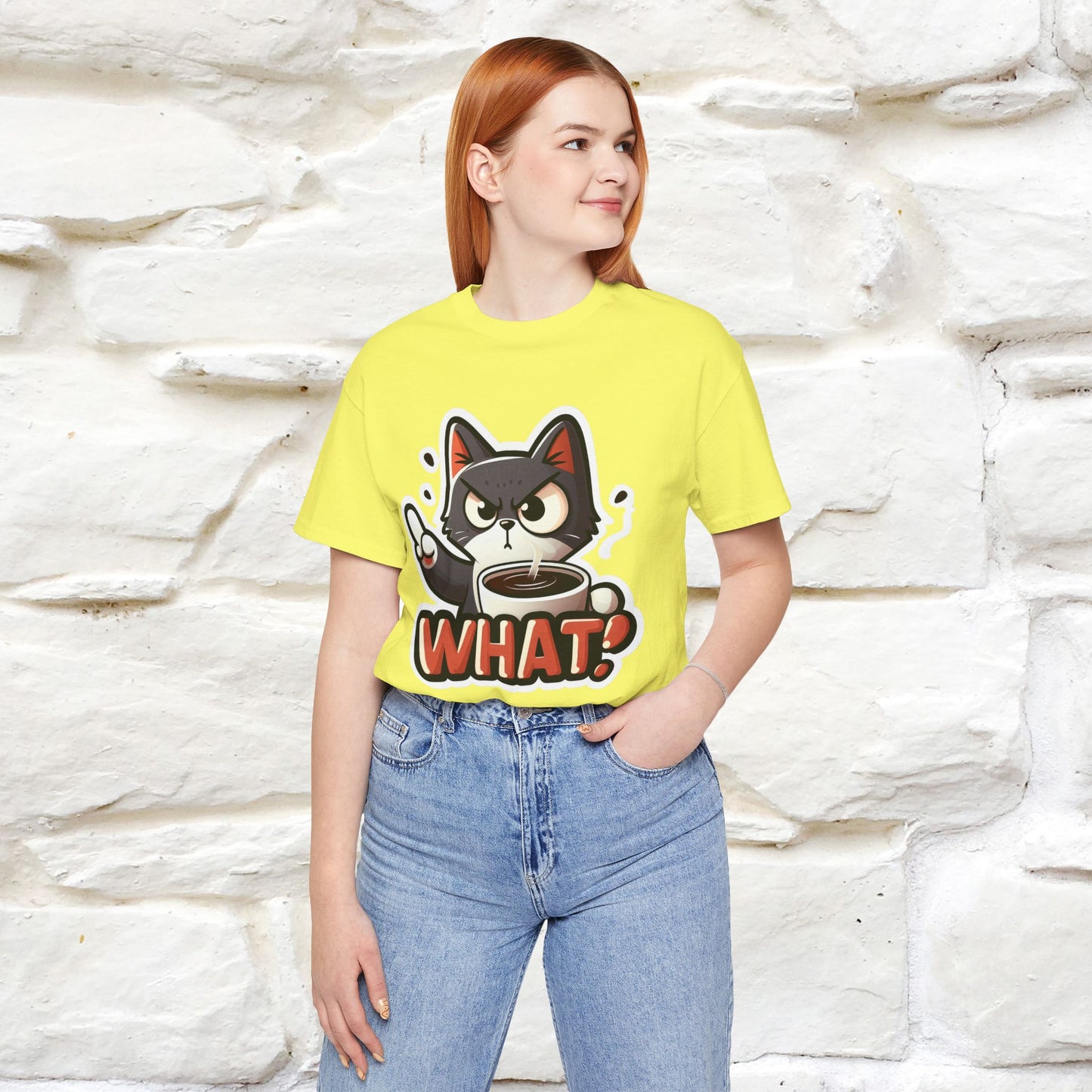 ''What !'' | Cat T-Shirt  | Nunu&Miao Studio - Nunu&Miao Studio