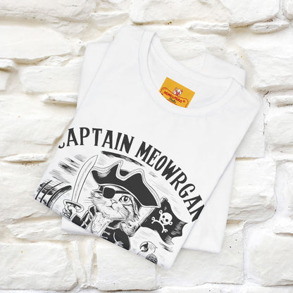 Captain Meowrgan Treasure Hunter |  |Cat T-Shirt | Nunu&Miao Studio - Nunu&Miao Studio