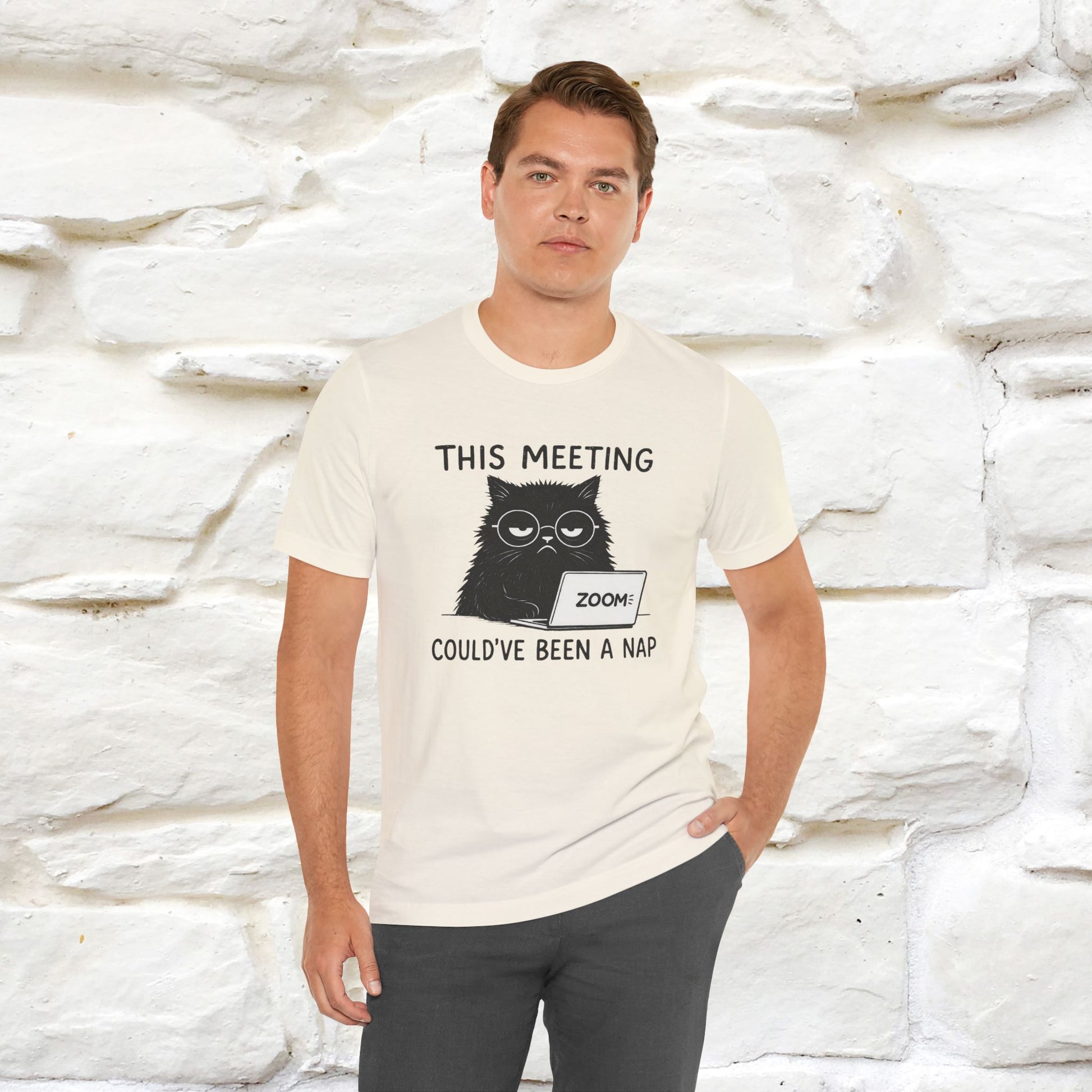 "This Meeting Could've Been a Nap" | Sarcastic Cat T-Shirt | Nunu&Miao Studio - Nunu&Miao Studio