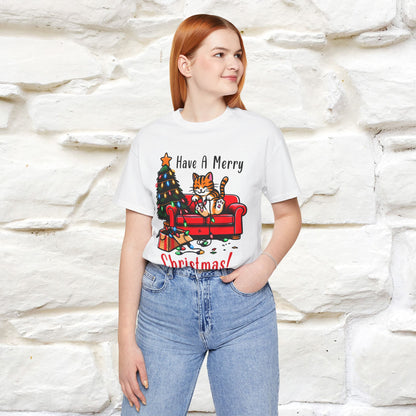 "Have A Merry..." |Funny Cat  T-Shirt | Nunu&Miao Studio