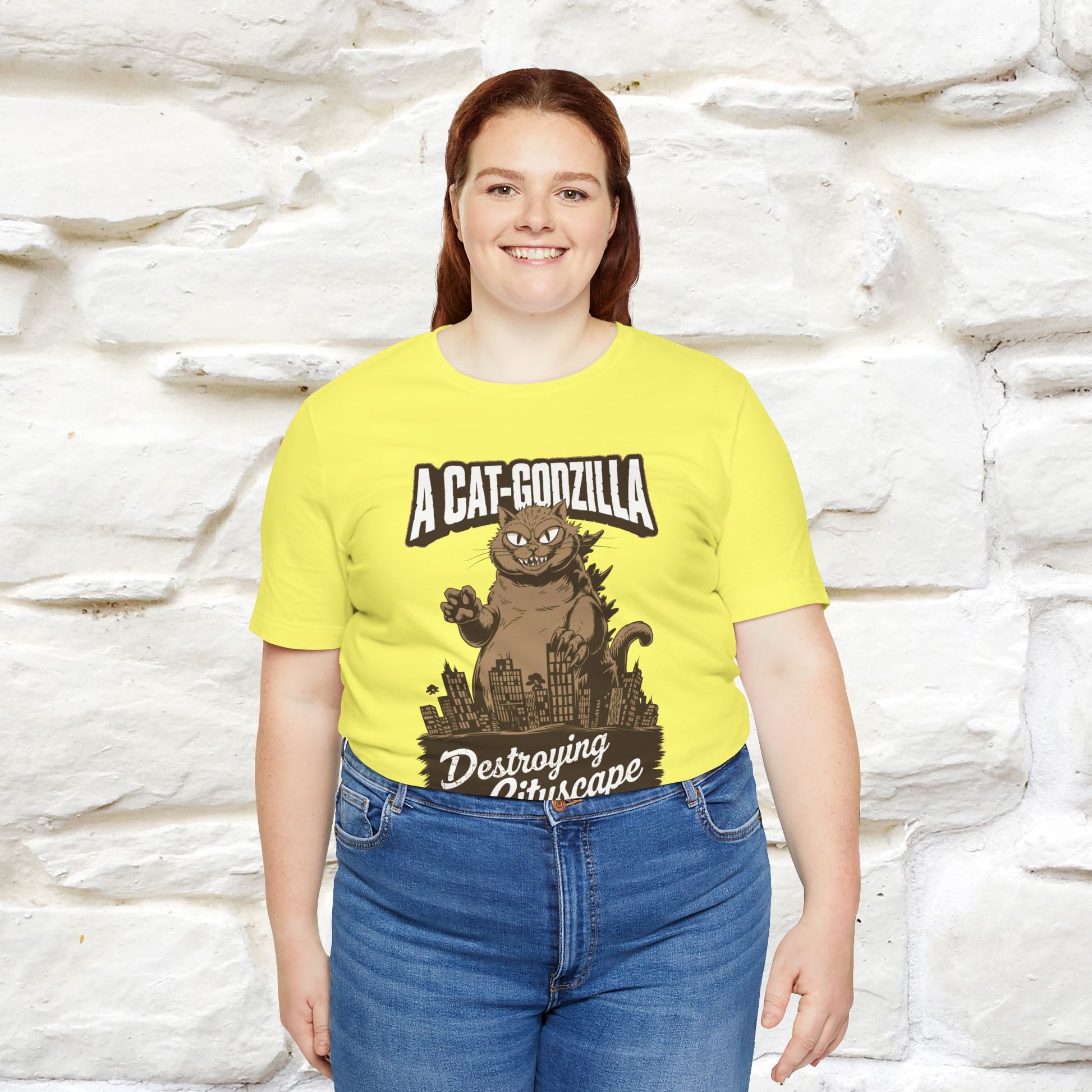 ''A Cat-Godzilla ''| CatT-Shirt | Nunu&Miao Studio - Nunu&Miao Studio