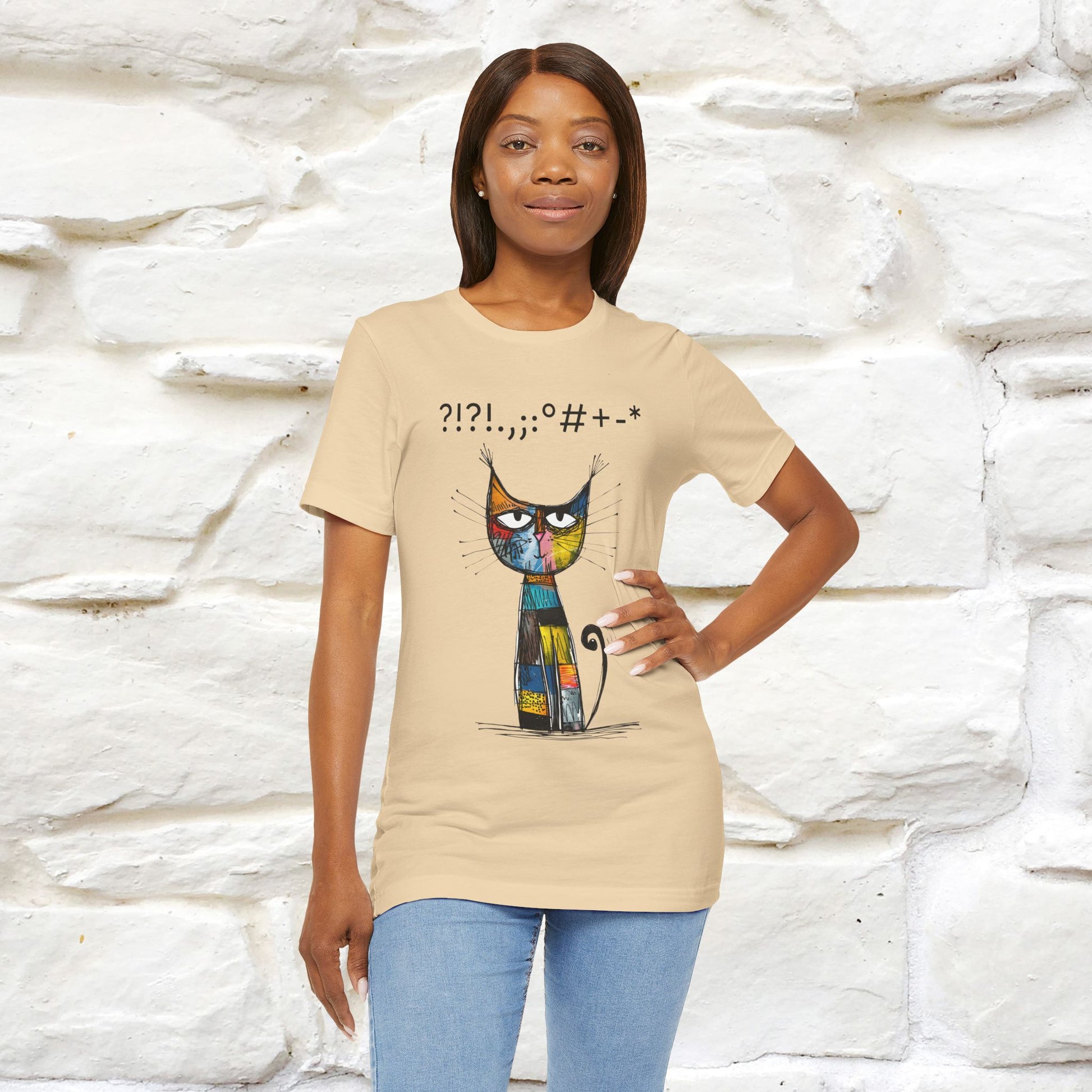 "Enigma" Cat T-shirt |Nunu&Miao Studio - Nunu&Miao Studio