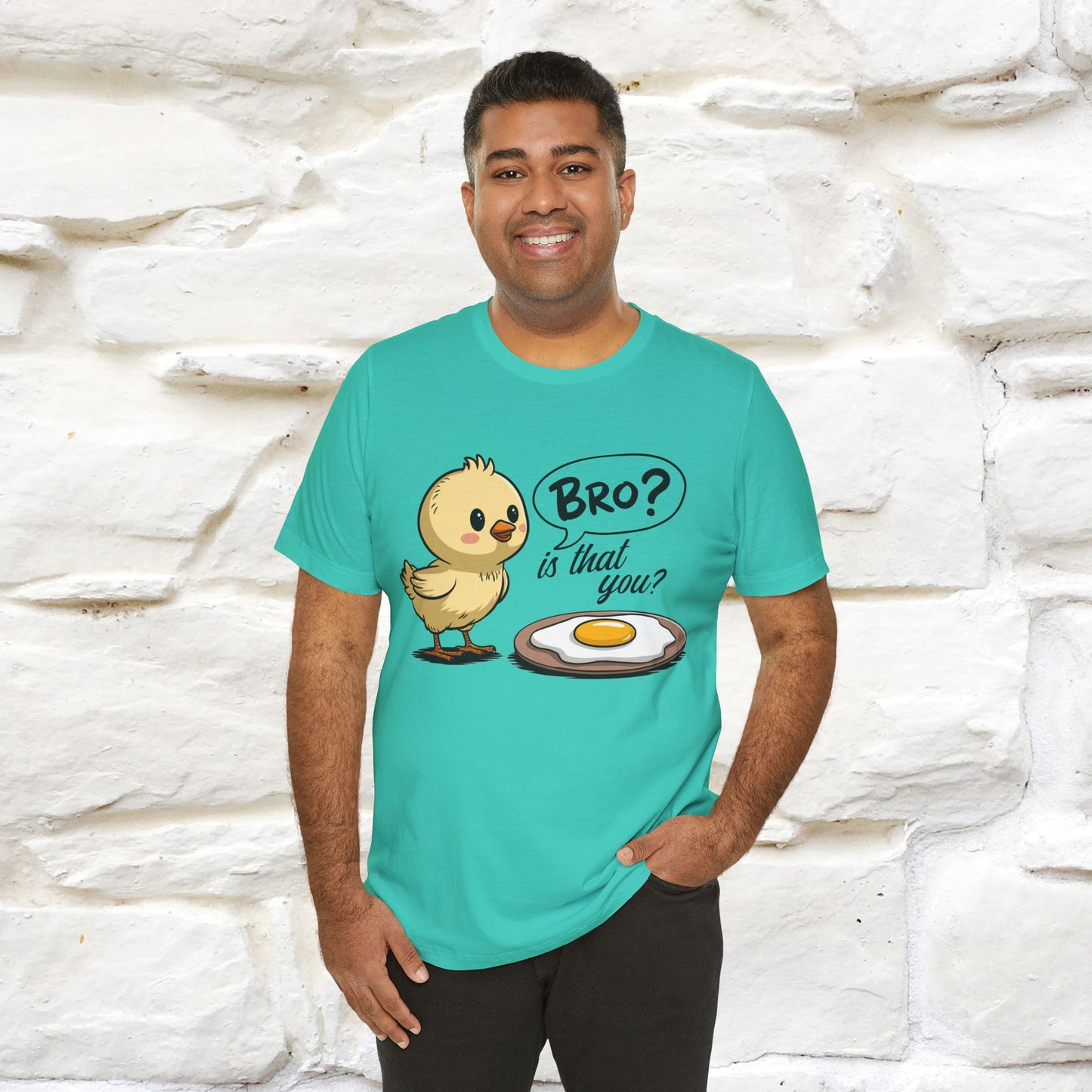 "Bro Is That You?" Funny Chicken T-shirt |Nunu&Miao Studio - Nunu&Miao Studio