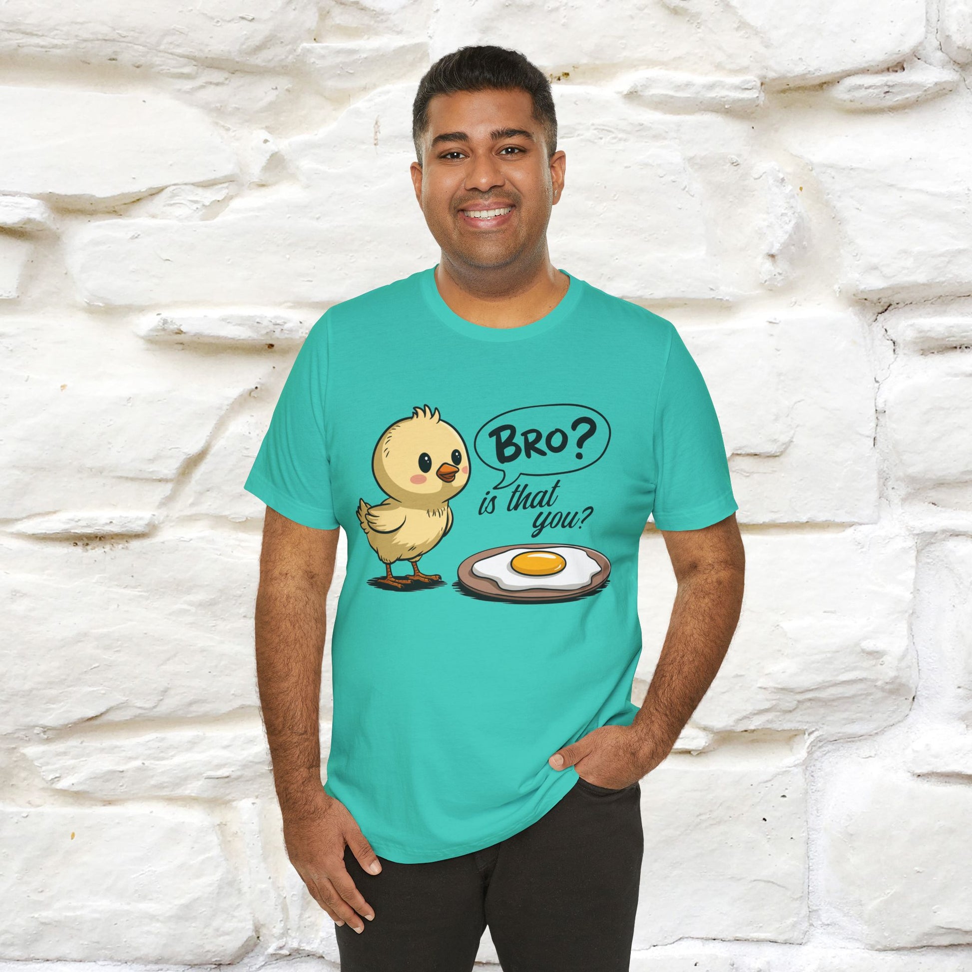 "Bro Is That You?" Funny Chicken T-shirt |Nunu&Miao Studio - Nunu&Miao Studio