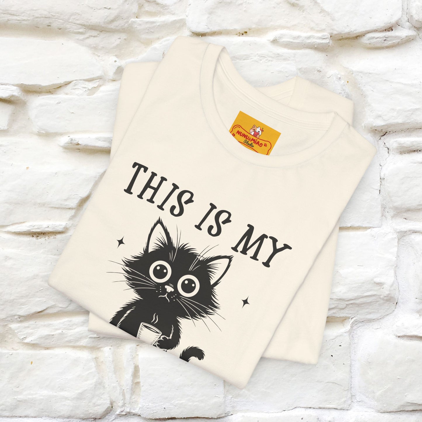 "This is My Awake Face" Cat T-Shirt | Funny Design | Nunu&Miao Studio - Nunu&Miao Studio