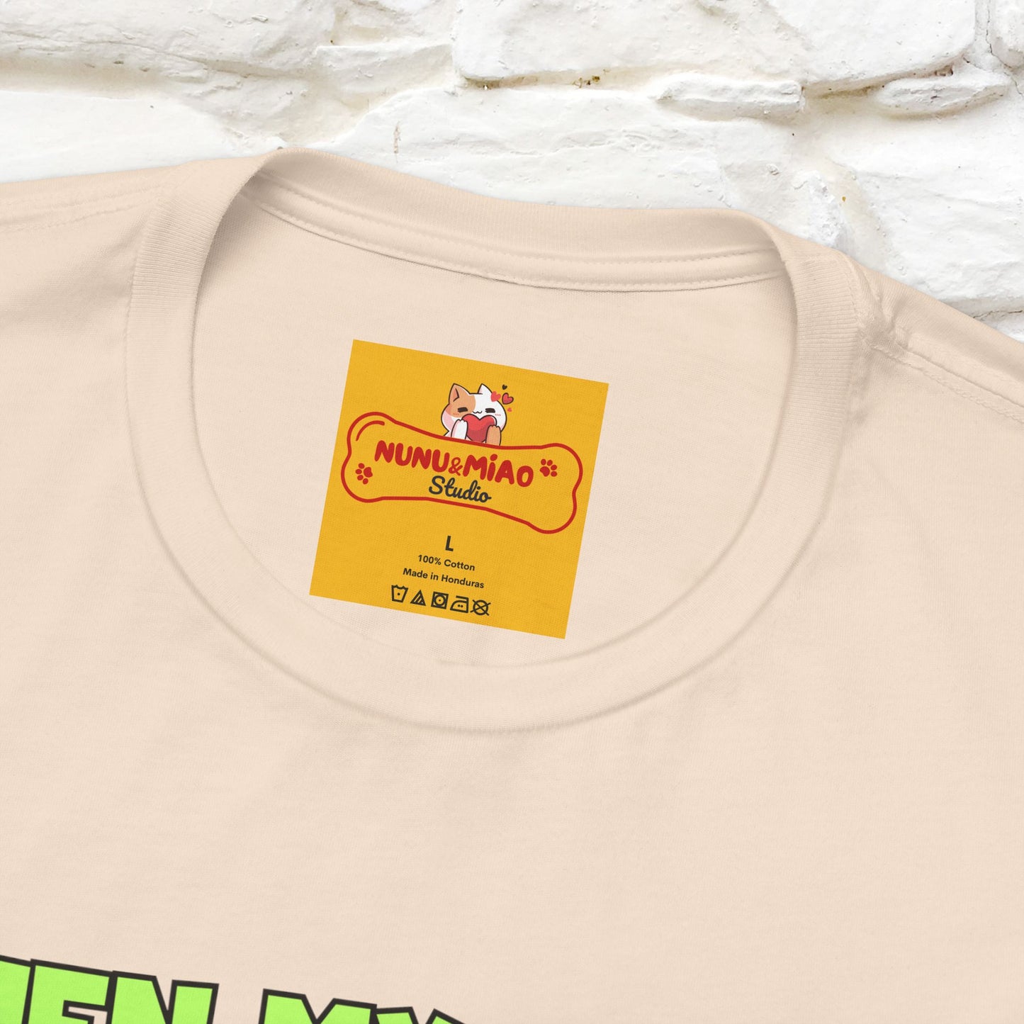 "When My Sister Cooks" Funny Cat  T-shirt |Nunu&Miao Studio - Nunu&Miao Studio