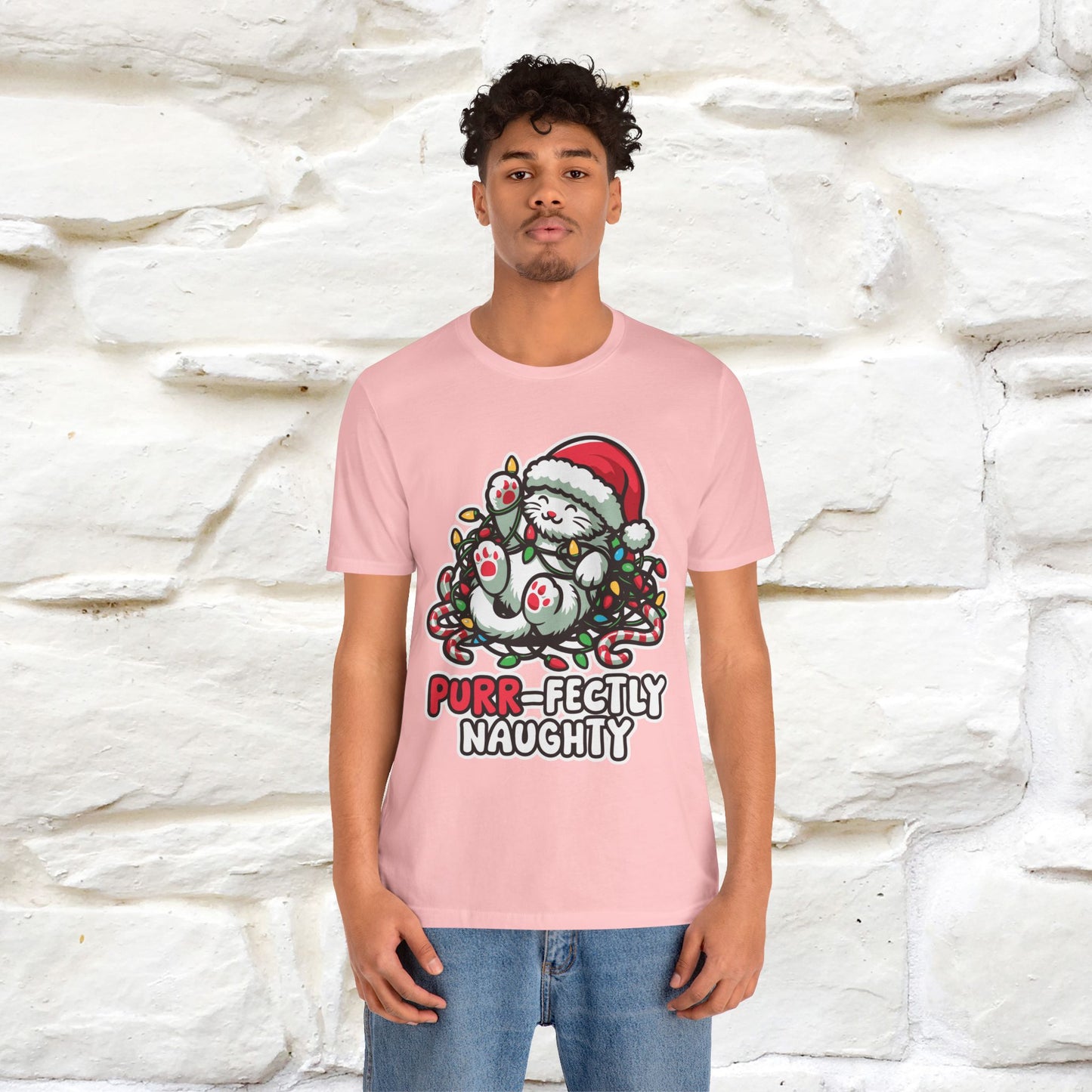 “Purr-Fectly Naughty” | Cat T-Shirt | Nunu&Miao Studio