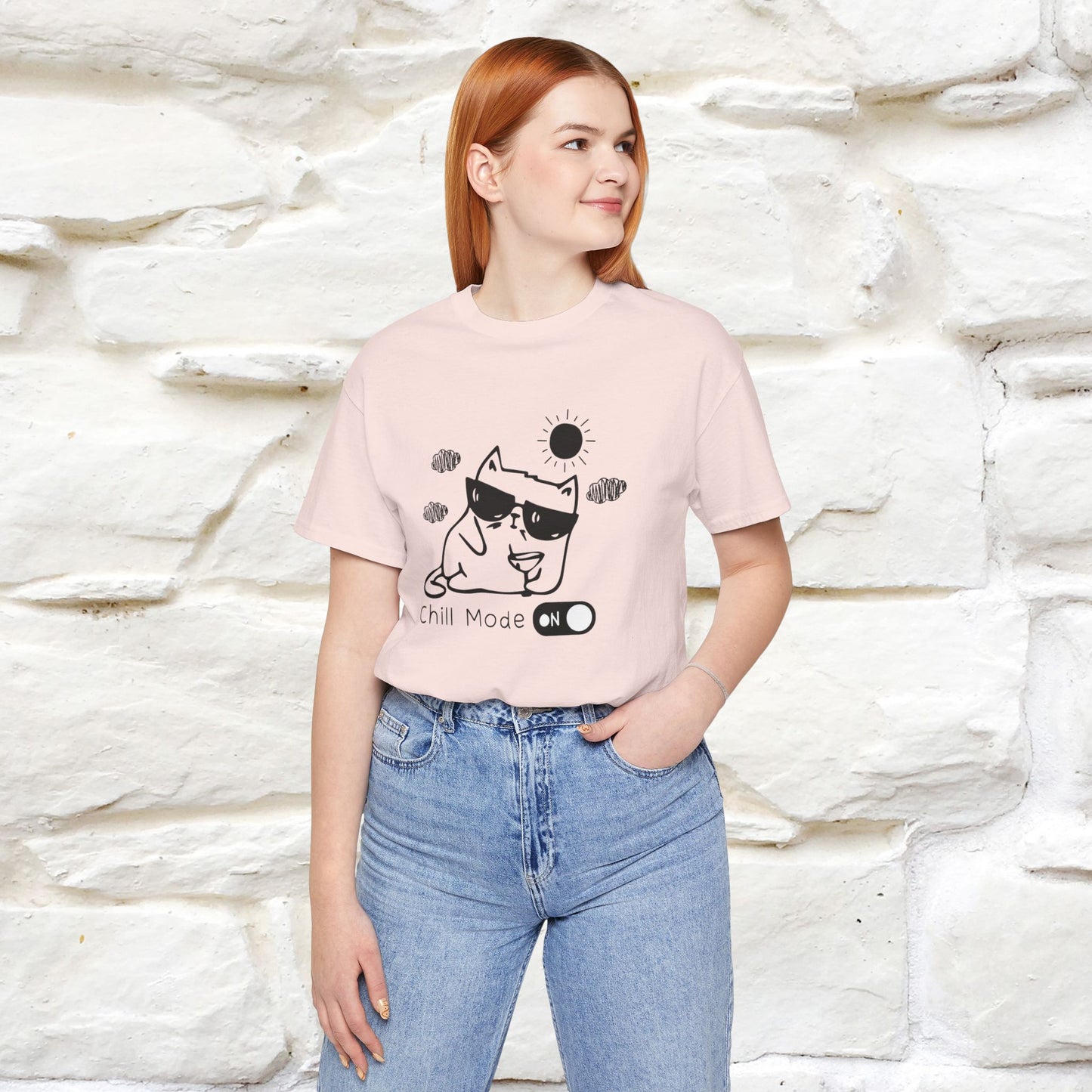 ''Chill Mode on'' Cat T-Shirt | Nunu&Miao Studio