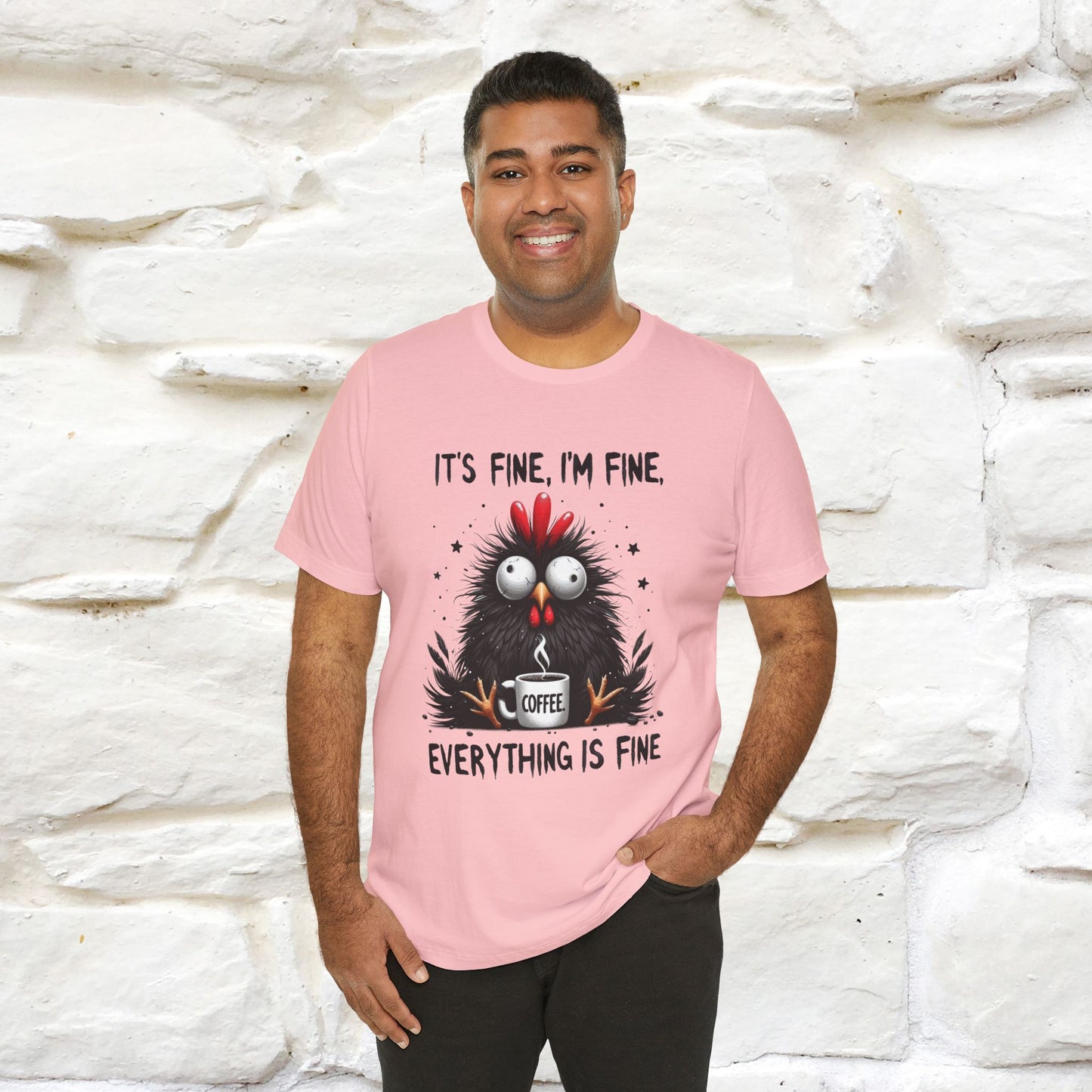 "Everything Is Fine" |Funny T-Shirt | Nunu&Miao Studio - Nunu&Miao Studio