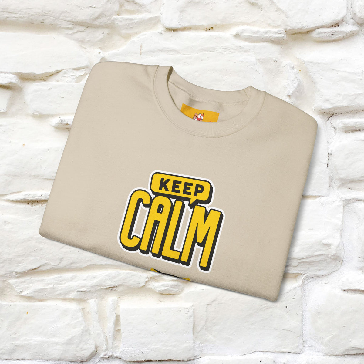 "Keep Calm'' |Cat Sweatshirt | Nunu&Miao Studio