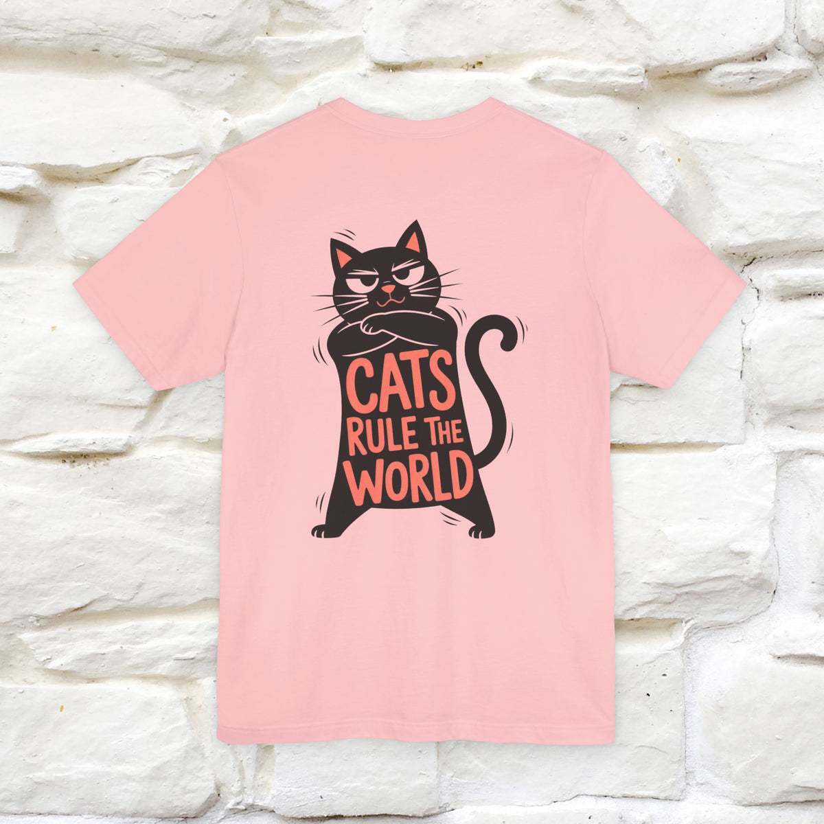 “Cats Rule The World” |Cat T-Shirt | Front & Back Design | Nunu&Miao Studio