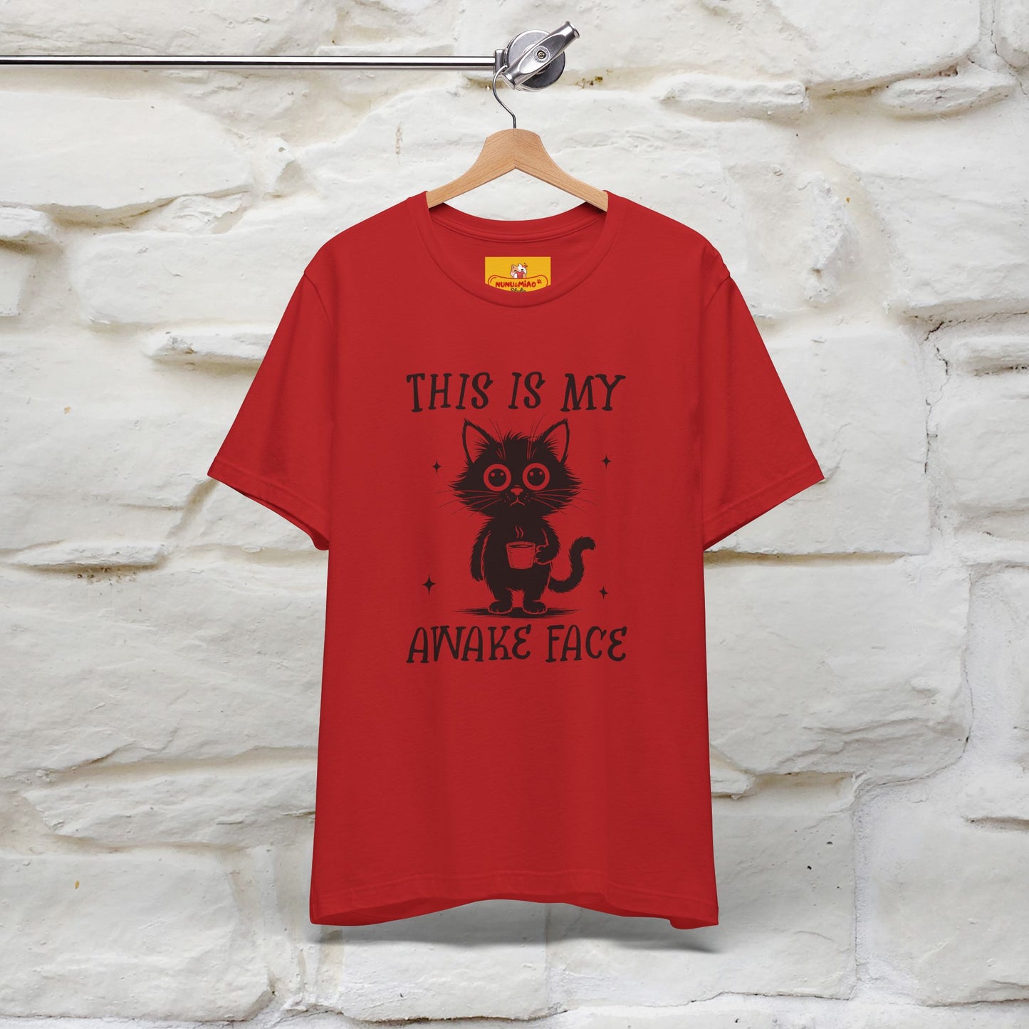 "This is My Awake Face" Cat T-Shirt | Funny Design | Nunu&Miao Studio - Nunu&Miao Studio