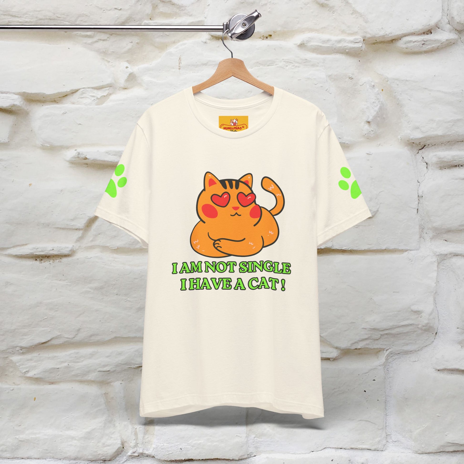 ''I’m Not Single, I Have a Cat'' |Cat Shirt | Nunu&Miao Studio - Nunu&Miao Studio