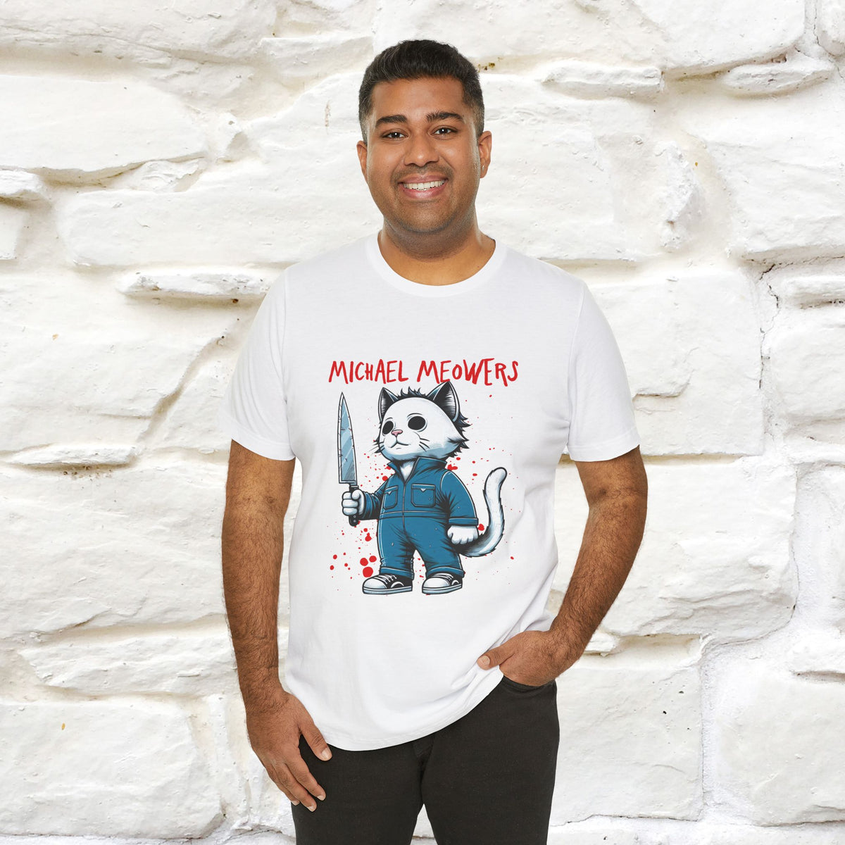 ''Michael Meowers'' Cat T-Shirt |  | Nunu&Miao Studio