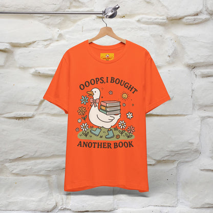 "Oooops I Bought Another Book" Funny Goose T-shirt |Nunu&Miao Studio - Nunu&Miao Studio
