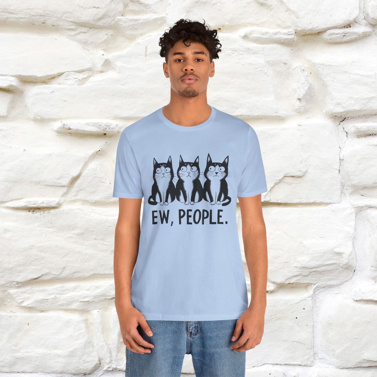 Ew, People | Funny Cat T-Shirt | Nunu&Miao Studio - Nunu&Miao Studio