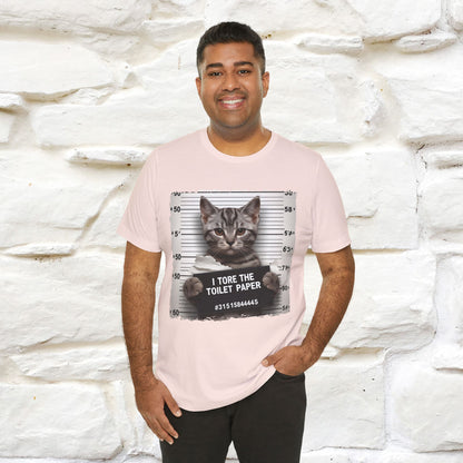 ''I Tore The Toilet Paper'' | Funny Cat T-Shirt | Nunu&Miao Studio - Nunu&Miao Studio