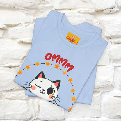 ''Ommm, Keep Calm'' Cat T-Shirt | Nunu&Miao Studio - Nunu&Miao Studio