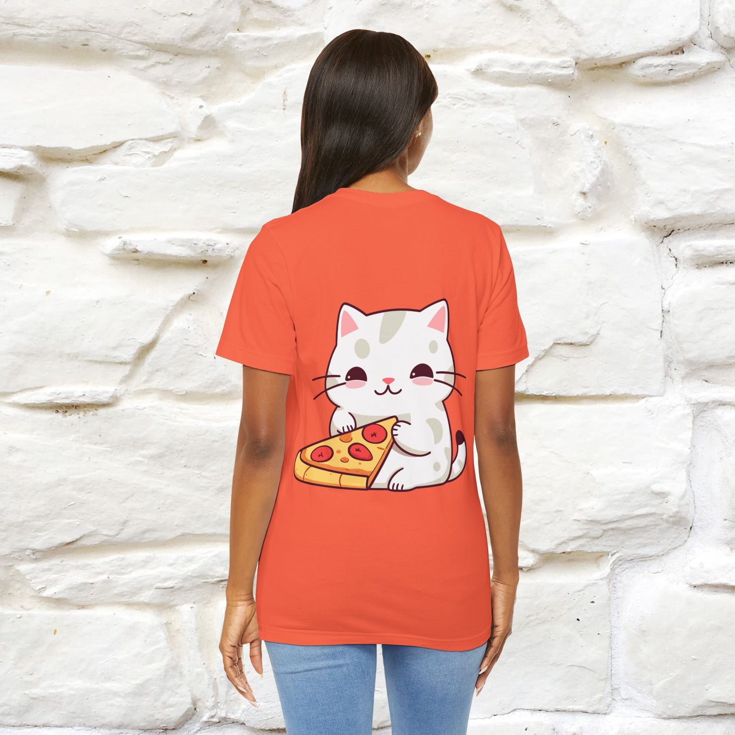 "I Love Pizza"| Cat T-shirt | Nunu&Miao Studio - Nunu&Miao Studio