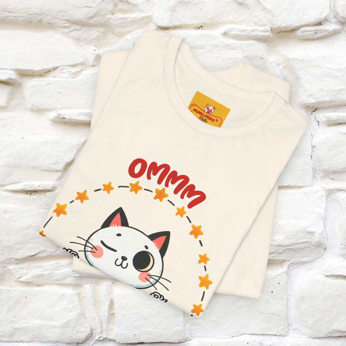 ''Ommm, Keep Calm'' Cat T-Shirt | Nunu&Miao Studio