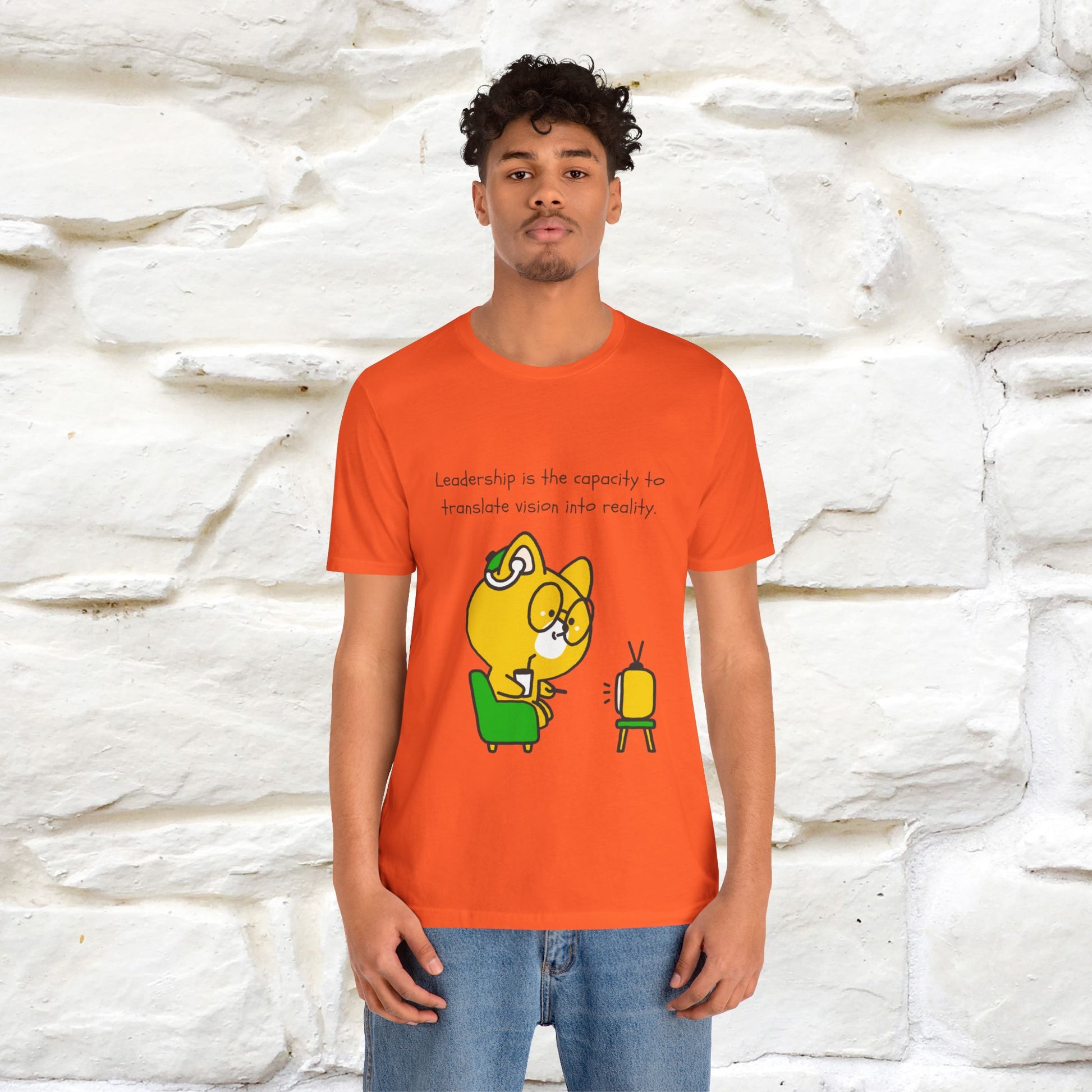 "Leadership Is the Capacity to Translate ..." Cat T-Shirt  | Nunu&Miao Studio - Nunu&Miao Studio