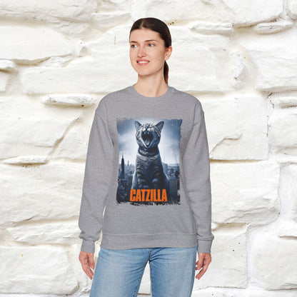 "Catzilla'' |Cat Sweatshirt | Nunu&Miao Studio