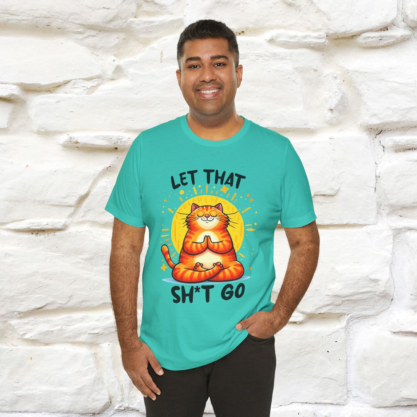 "Let That Sh*t Go" Cat T-shirt |Nunu&Miao Studio - Nunu&Miao Studio