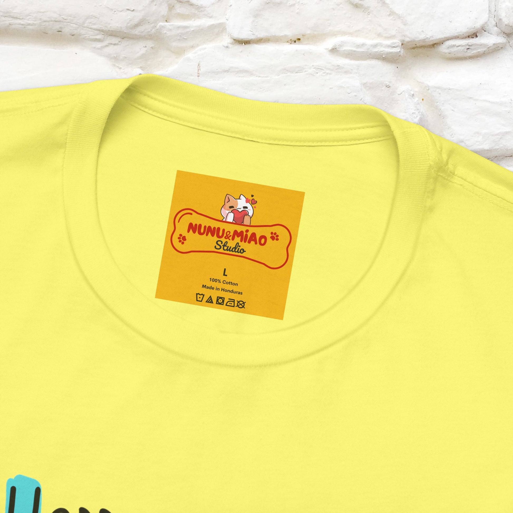 "I'M Happy To See You But Keep The Distance" Cat T-Shirt | Nunu&Miao Studio - Nunu&Miao Studio