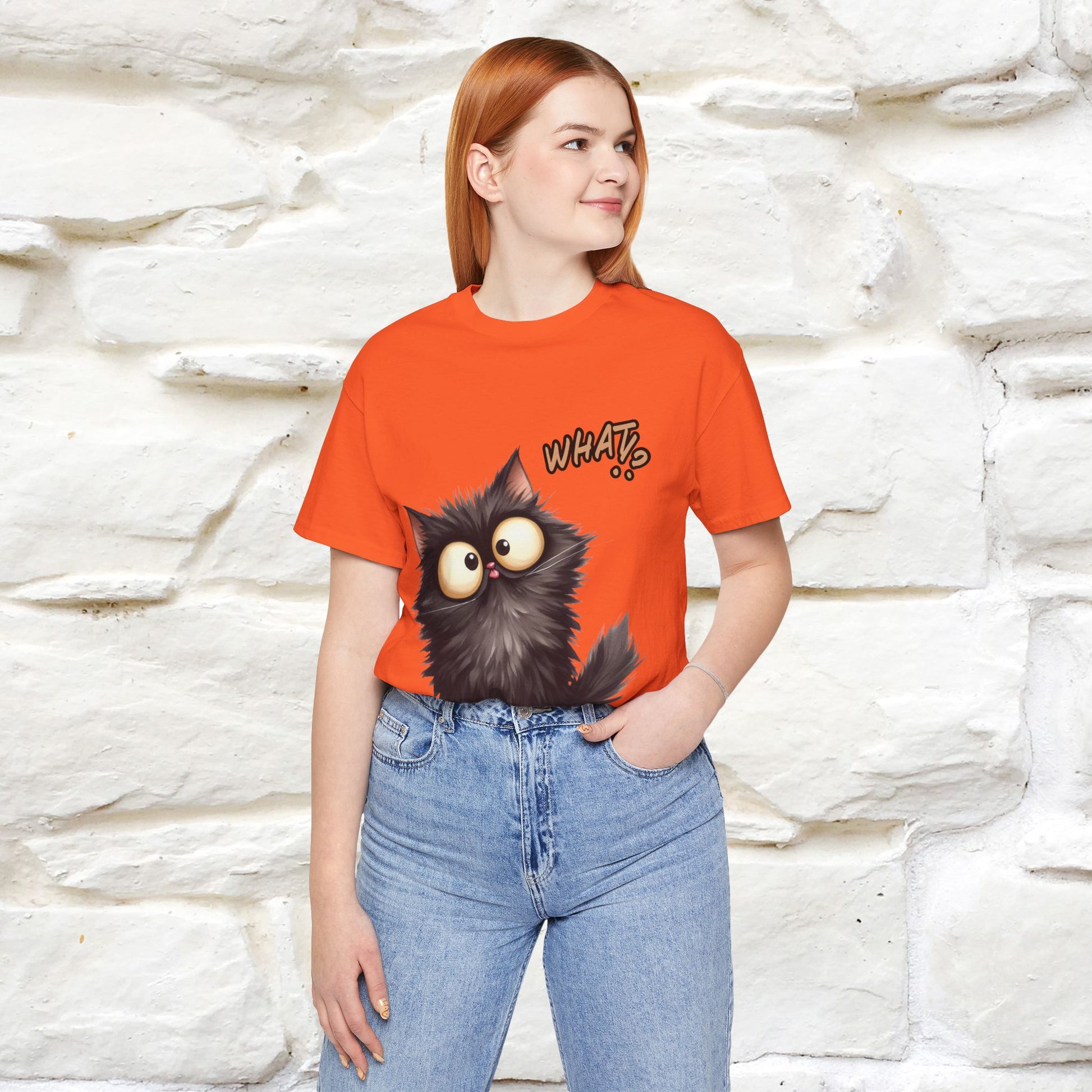''What ?'' | Cat T-Shirt  | Nunu&Miao Studio - Nunu&Miao Studio