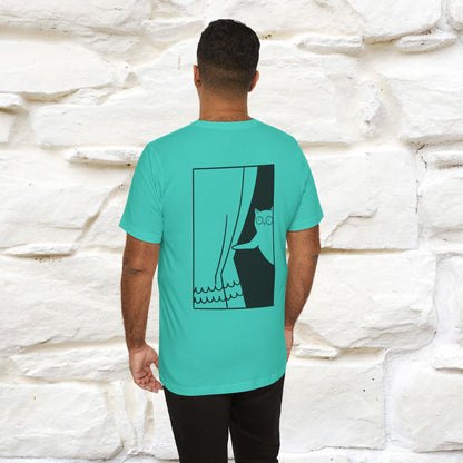 “Don’t trust atoms… they make up everything.” |  Cat T-Shirt | Front & Back Design | Nunu&Miao Studio