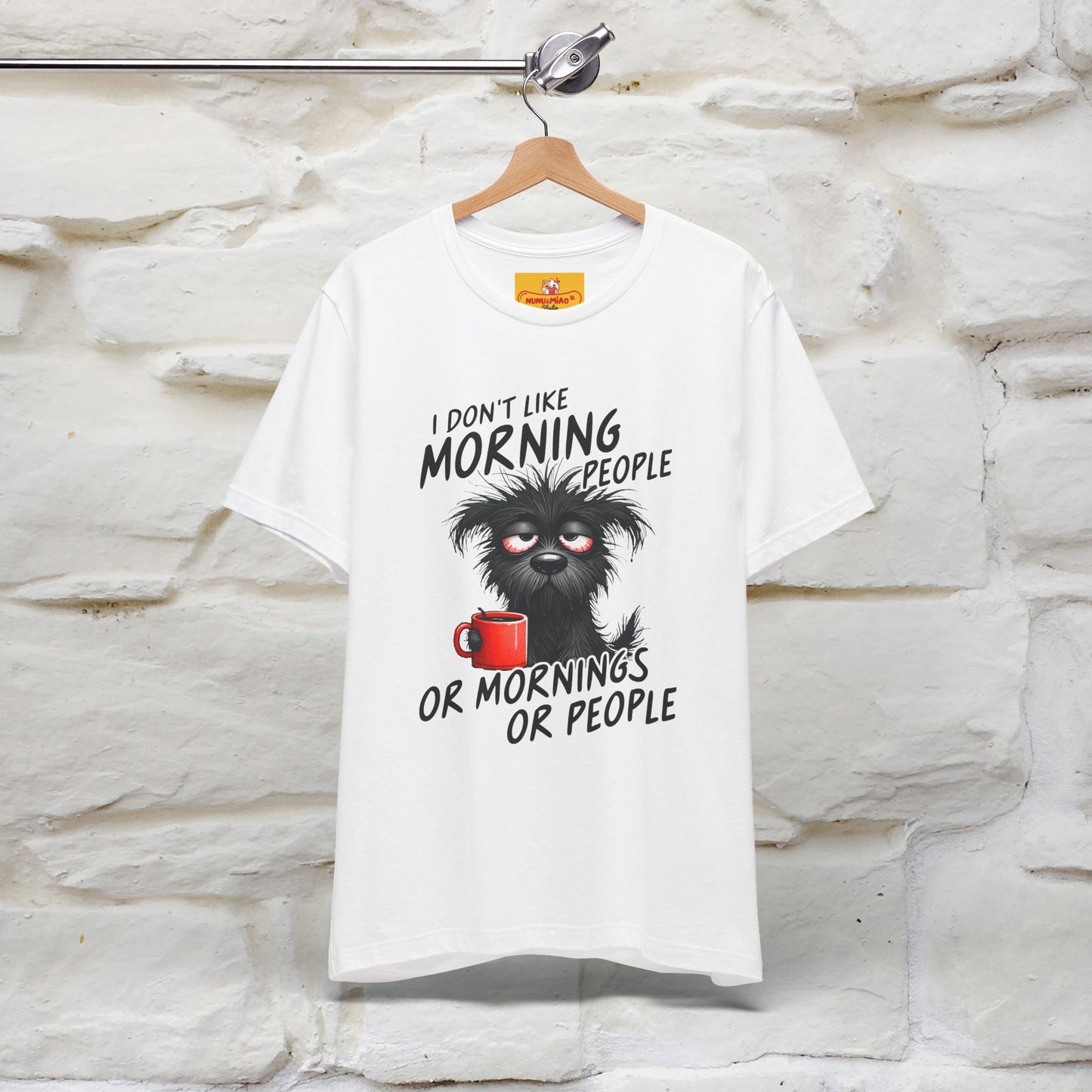 "I Don't Like Morning People..." Funny T-shirt |Nunu&Miao Studio - Nunu&Miao Studio