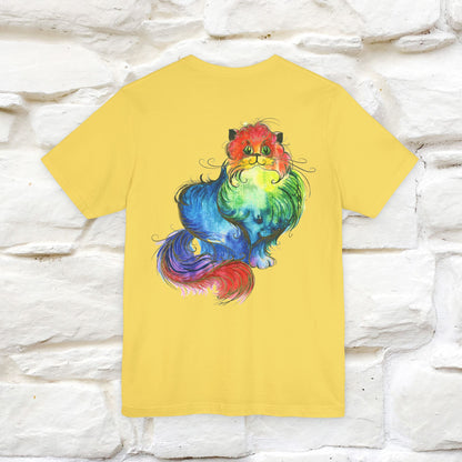 "Il Pittore'' Cat T-Shirt Front and Back Design | Nunu&Miao Studio - Nunu&Miao Studio